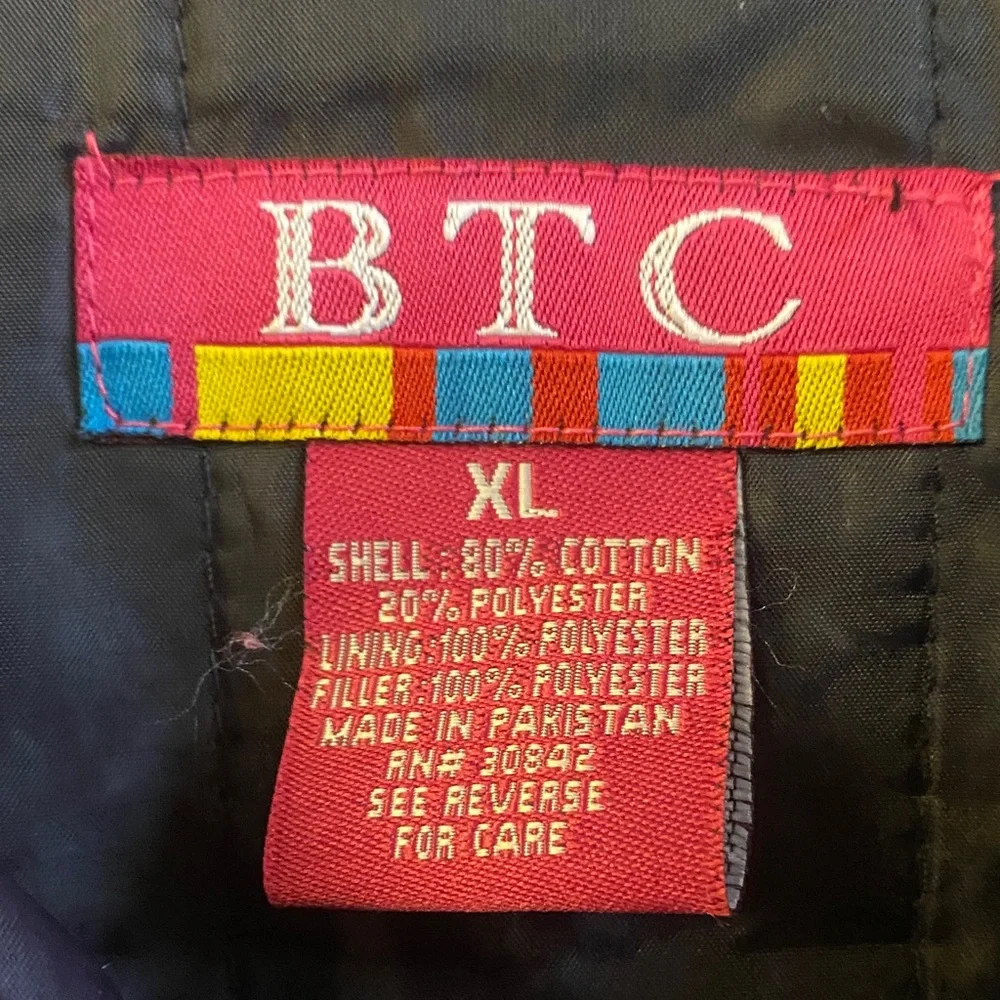 Men’s XL BTC Vibrant Multicolor Plaid Shacket Outdoor Fall Camping Gorpcore